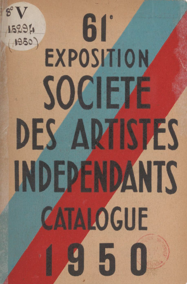 HENRI BEAU HENRI BEAU Société des artistes indépendants. Catalogue de la 61e exposition 1950