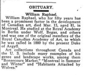 William Raphael (1833-1914)
