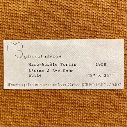 Marc Aurele Fortin Galerie Bigue