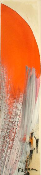Marcelle Ferron Huile sur papier