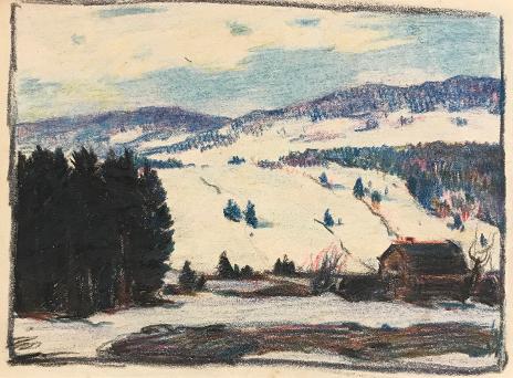 Clarence Gagnon dessin