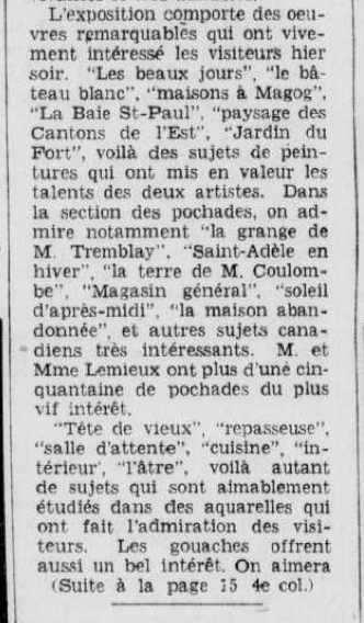 Jean Paul Lemieux 1938 LE SOLEIL